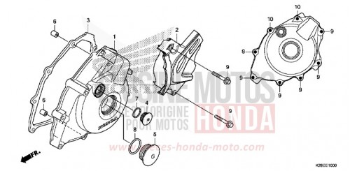 PANNEAU CARTER-MOTEUR G. CRF125FP de 2024